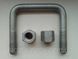 Стремянка рессоры с гайкой M14x80x80 Fiat Ducato 244, Peugeot Boxer, Citroen Jumperб 1341532080, 1304637080, 513719 213510 фото 1