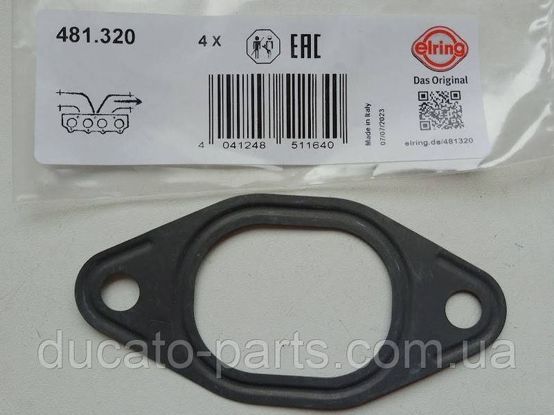 Прокладка выпускного коллектора (проставка) Fiat Ducato 290, 98434020, 0349H5, 481320 EL481.320 фото
