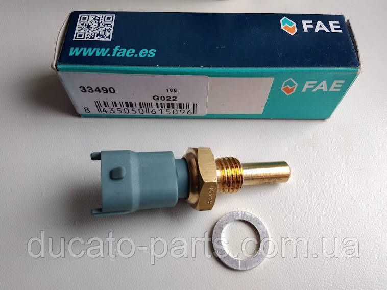 Датчик температури охолоджувальної рідини Fiat Ducato 244, Peugeot Boxer, Citroen Jumper, 99455420 FAE 33490 фото